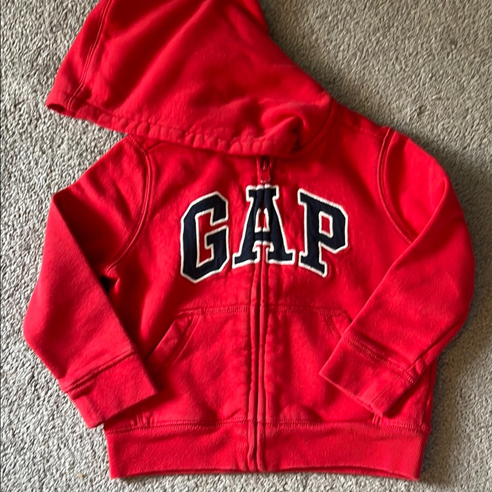 GAP Kids Red Hoodie
Size: 4 years toodler